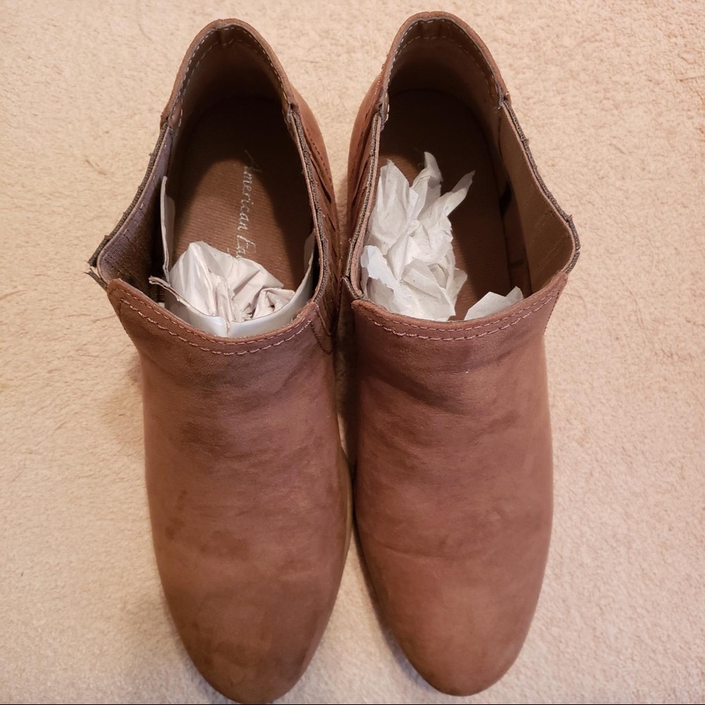 Cognac Booties
